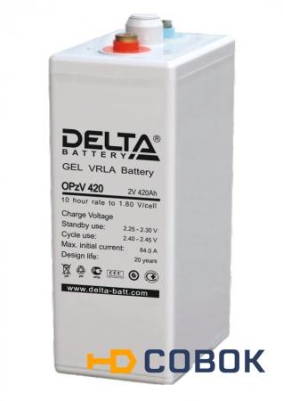 Фото OPzV 420 Аккумуляторная батарея Delta