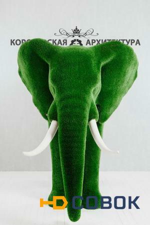 Фото Скульптура топиари Большой слон