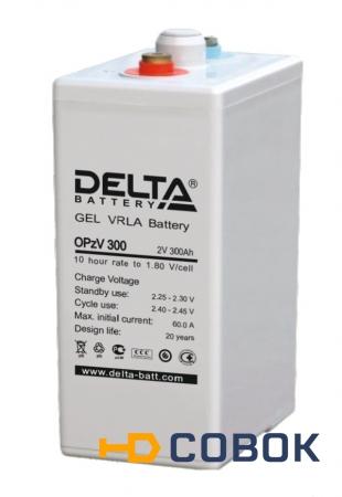 Фото OPzV 300 Аккумуляторная батарея Delta