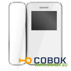 Фото KW-E350C (белый): Монитор видеодомофона цветной