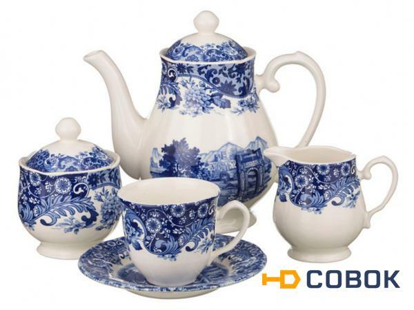 Фото Чайный сервиз на 6 персон 17 пр." романо" 1150/240 мл. Oriental Ceramics (869-008)