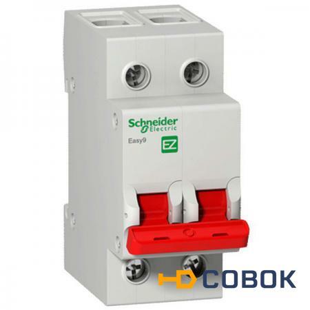 Фото Рубильник Schneider Electric EASY9 2п 100А EZ9S16291