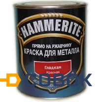Фото HAMMERITE (ХАММЕРАЙТ) — краска для металла (гладкая 5л)