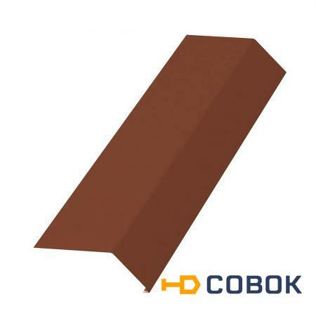 Фото Металл Профиль Планка карнизная 100х69х2000 NormanMP (ПЭ-01-8004-0.5)