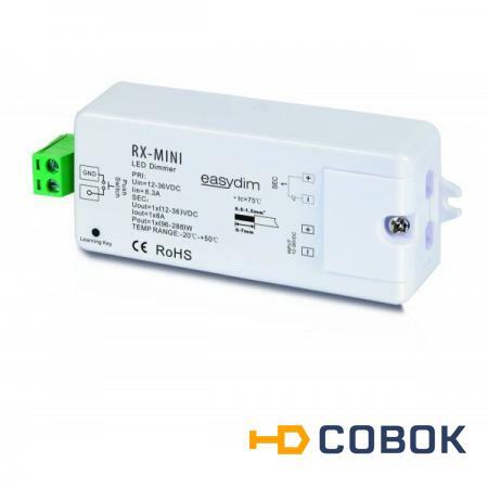 Фото Диммер для светодиодных лент RF 12-36VDC 1*8А RX-MINI