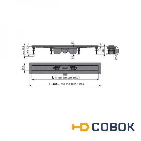 Фото Душевой лоток AlcaPlast Optima APZ12-1050