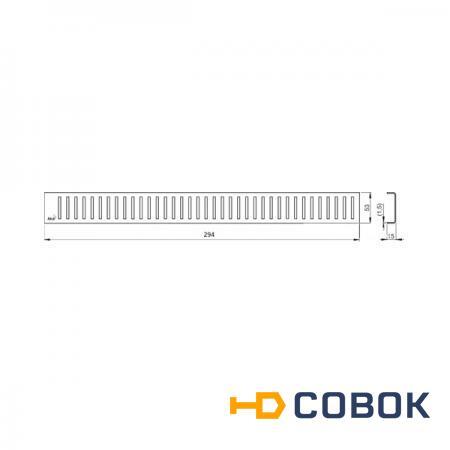 Фото Решетка для душевого лотка Alcaplast LINE-300L глянцевая