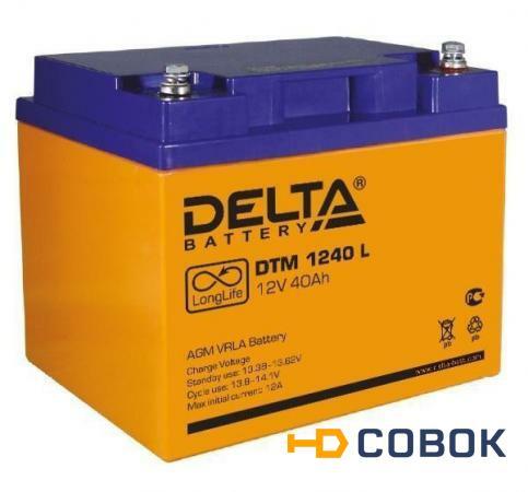 Фото Аккумуляторная батарея DELTA DTM 1240 L