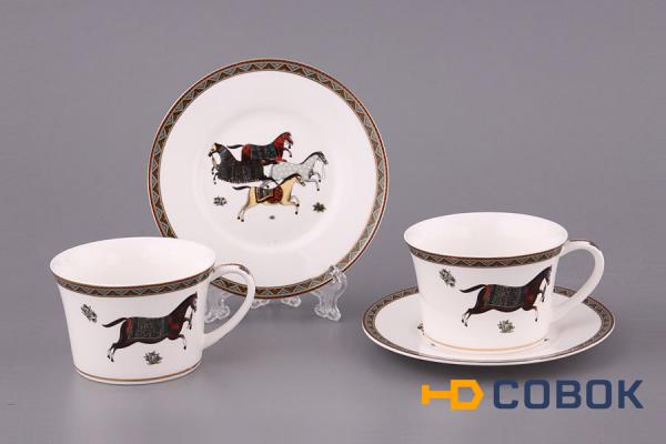 Фото Кофейный набор "лошадь" на 2 персоны 4 пр. 180 мл Lefard (760-046)