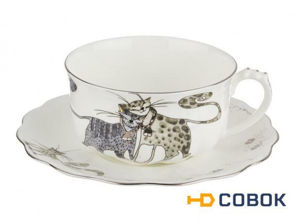 Фото Чайный набор на 1 персону 2 пр.375 мл.высота=6 см. Porcelain Manufacturing (264-672)