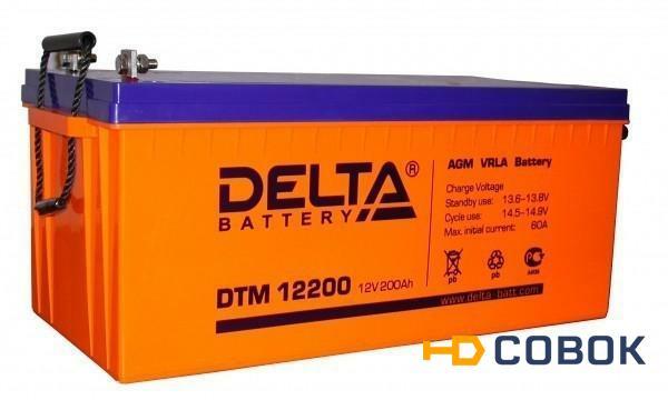 Фото Аккумуляторная батарея DELTA DTM 12200 L