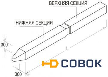 Фото Свая составная С140-35-св.1