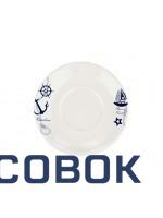 Фото Столовая посуда из фарфора Bonna Navy блюдце для бульонной чаши T690 GRM 17 KKT (17 см)