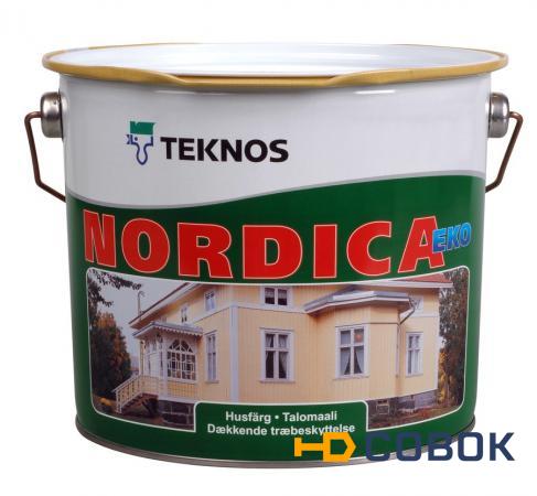 Фото Teknos Nordica Eko/Текнос Нордика Эко Краска для домов
