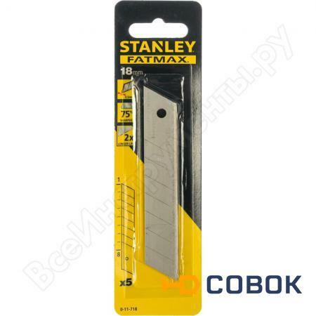 Фото Лезвия FatMax® (18 мм; 5 шт.) для ножа Stanley 0-11-718