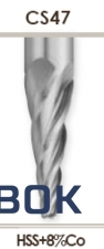 Фото Фреза коническая с цилиндрическим хвостовиком для обработки штампов Carmon CS47 DIN 1889 EA