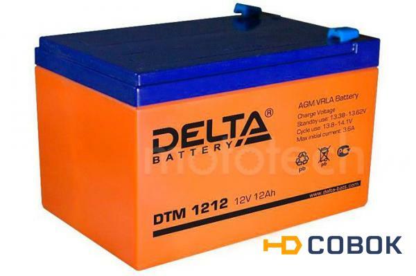 Фото Аккумуляторная батарея Delta DTM 1215