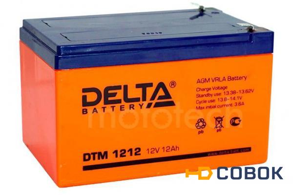 Фото Аккумуляторная батарея Delta DTM 1212