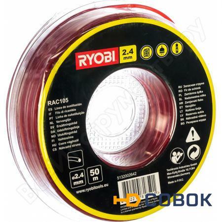 Фото Леска для триммеров (2,4 мм; 50 м; круг) Ryobi RAC105 5132002642