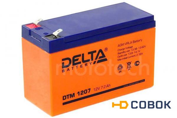 Фото Аккумуляторная батарея Delta DTM 1207