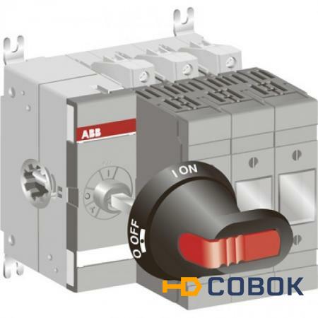 Фото Рубильник (выключатель нагрузки) OS32GD03 без ручки под предохранители DIN-000; 1SCA115188R1001