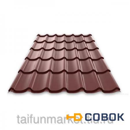 Фото Металлочерепица Grand Line Classic Solano Chocolate Brown