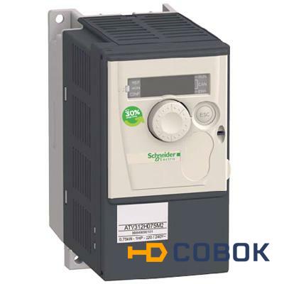 Фото Преобразователь частоты ATV312 0.75кВт 240В 1ф Schneider Electric ATV312H075M2