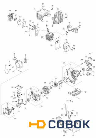 Фото Стартер ручной MAKITA ЕМ2600U