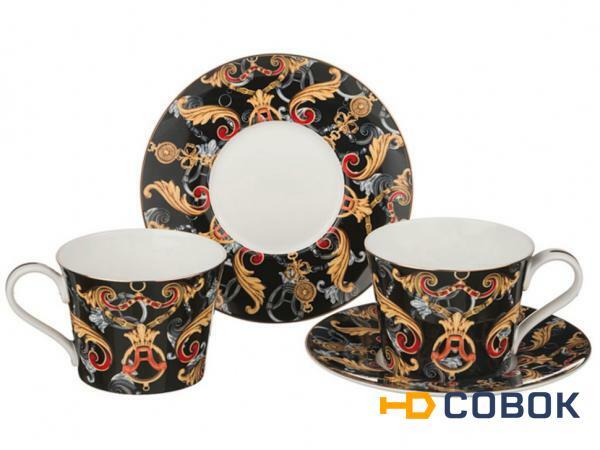 Фото Чайный набор на 2 персоны 4 пр. 240 мл. Porcelain Manufacturing (264-725)