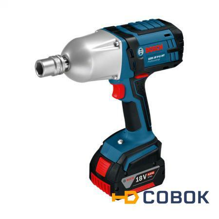 Фото Аккумуляторный ударный гайковёрт Bosch GDS 18 V-LI HT(0.601.9B1.303)