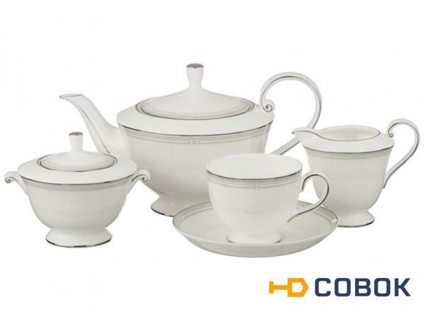 Фото Чайный сервиз на 6 персон 15 пр. 1300/250 мл. Porcelain Manufacturing (22-1083)