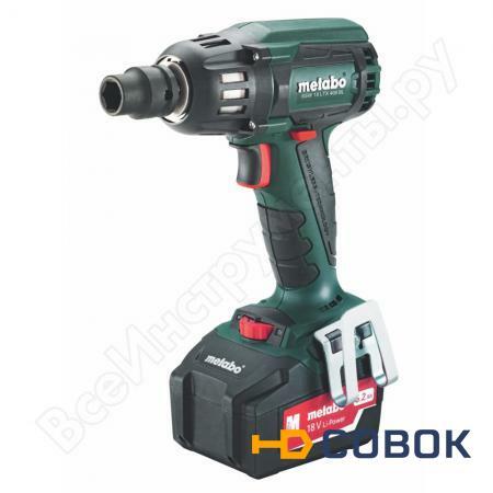 Фото Аккумуляторный ударный гайковерт Metabo SSW 18 LTX 400 BL Cordless Impact Wrench 602205650