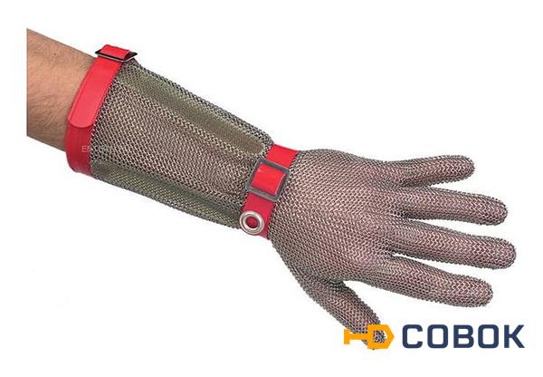 Фото Перчатка кольчужная длинная ICEL Mesh Safety Glove with Cuff L 95100.600L000.150