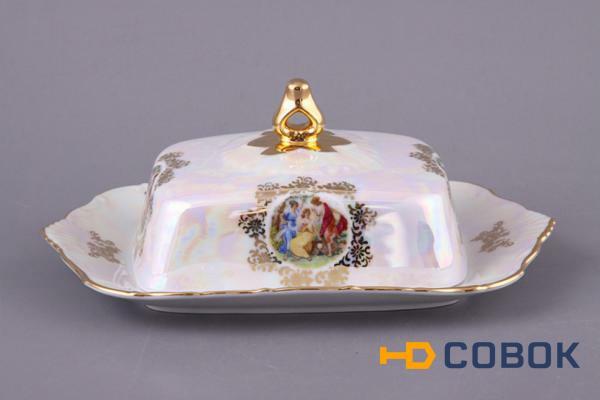 Фото Масленка "мадонна" 22*15*10 см.без упаковки Bohemia Porcelan (655-088)