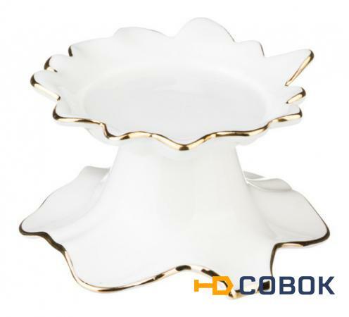 Фото Конфетница "blanco" диаметр=19 см.высота=12 см. Porcelain Manufacturing (264-618)