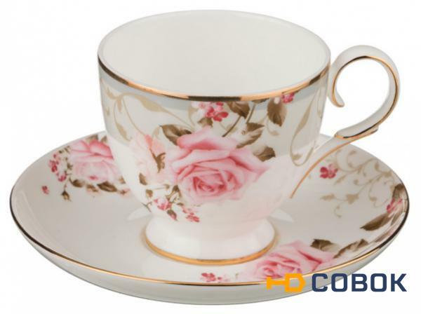 Фото Чайный сервиз "амелия" на 6 персон 15 пр. 1300/250 мл. Porcelain Manufacturing (22-1073)