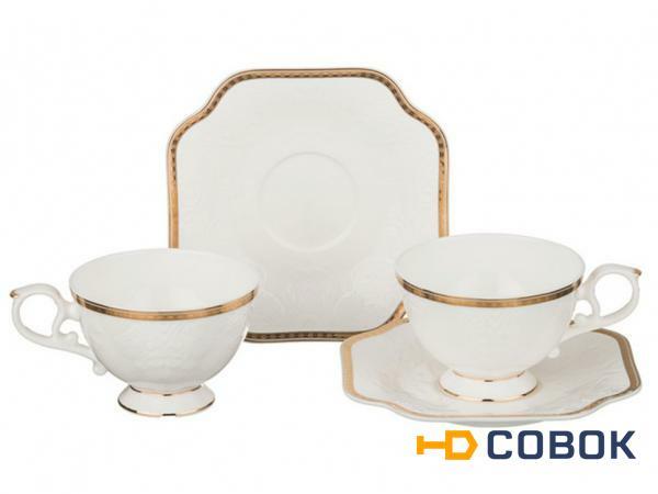Фото Чайный набор на 2 персоны 4 пр.230 мл. Porcelain Manufacturing (264-750)
