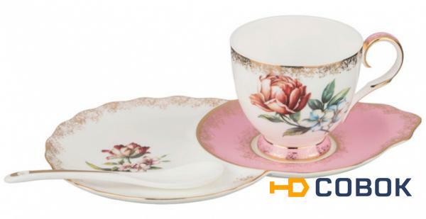 Фото Чайный набор "амелия" на 1 персону 2 пр. 250 мл. Porcelain Manufacturing (22-1088)