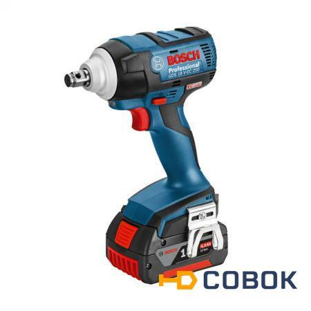 Фото Аккумуляторный ударный гайковёрт Bosch GDS 18 V-EC 250 (0.601.9D8.120)