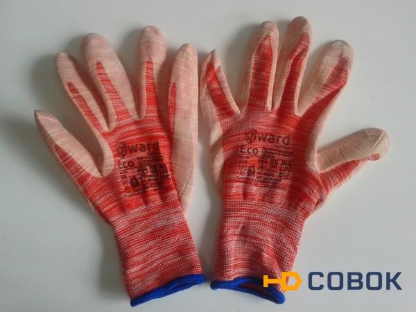 Фото Перчатки "НИТРА" нейлоновые с нитриловым покрытием (10 пар/уп)