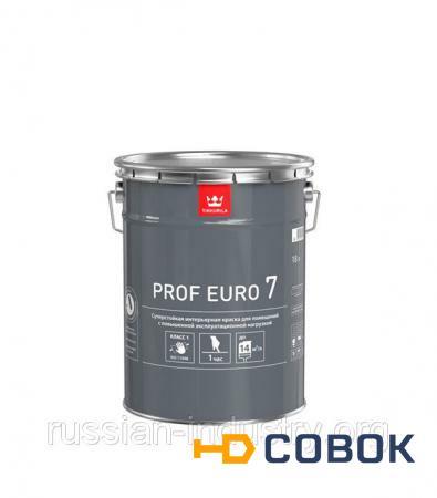 Фото Краска в/д стойкая к мытью PROF EURO 7 основа A мат 18 л