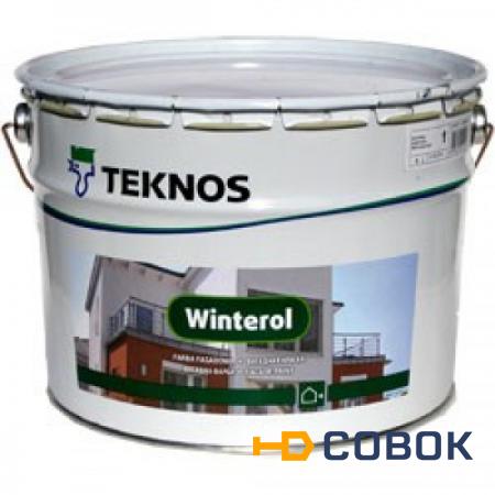 Фото Teknos Winterol/Текнос Винтерол Краска для фасадов