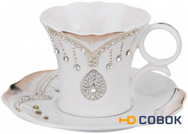 Фото Чайный сервиз на 6 персон 15 пр. 1000/200/300/200 мл. Porcelain Manufacturing (437-055)