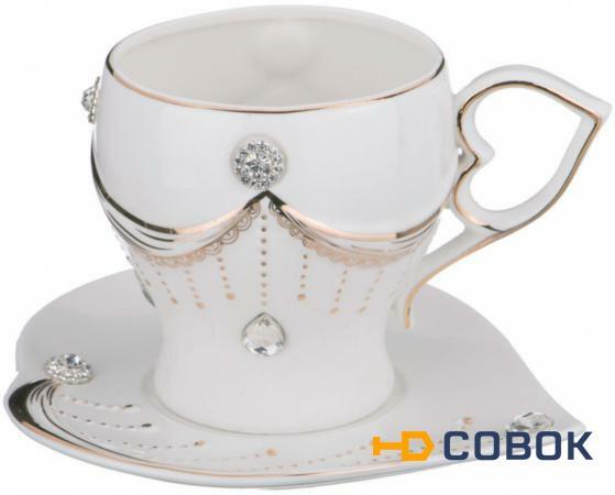 Фото Чайный сервиз на 6 персон 15 пр. 1600/300/400/350 мл. Porcelain Manufacturing (437-061)