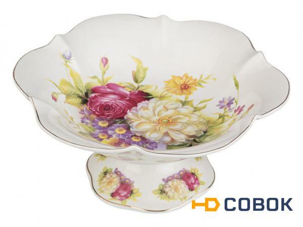 Фото Конфетница диаметр=20 см.высота=10 см. Porcelain Manufacturing (753-033)