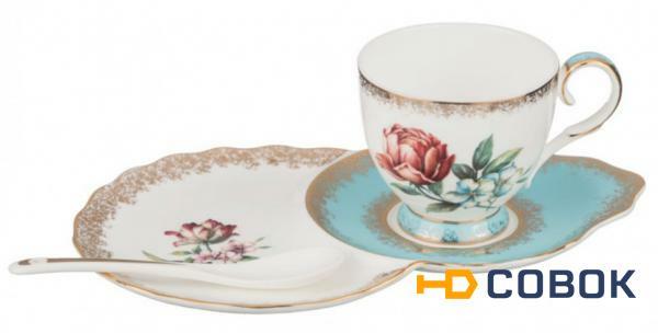 Фото Чайный набор "амелия" на 1 персону 2 пр. 250 мл. Porcelain Manufacturing (22-1090)