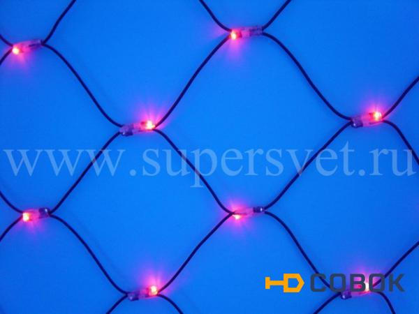 Фото Светодиодные "Сетки" LED-SNL-C-180-8х4FT-24V (цвет синий)