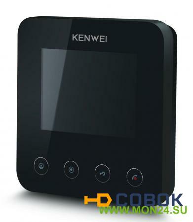 Фото KW-E401FC (черный): Монитор видеодомофона цветной