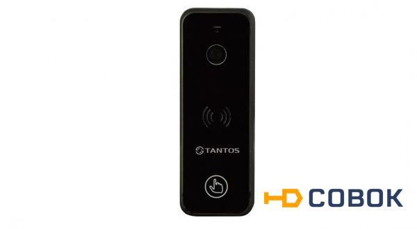 Фото Вызывная панель видеодомофона Tantos iPanel 2 (Black) с цветным модулем видеокамеры высокого разрешения.