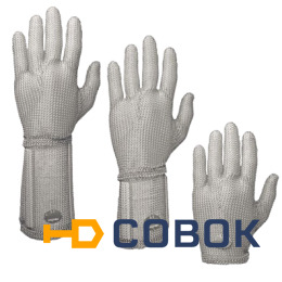 Фото Кольчужная перчатка на руку с отворотом 15 см Niroflex fix